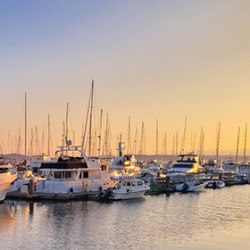 Boats at dock