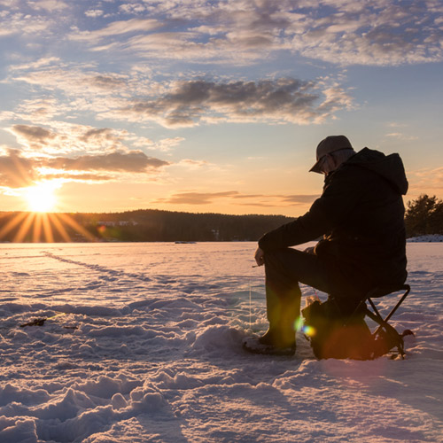 kid ice fishing