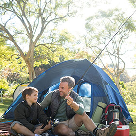 spring camping 